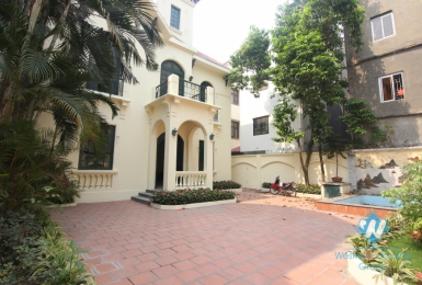 Garden and swimming pool villa rental in the heart of Tay Ho